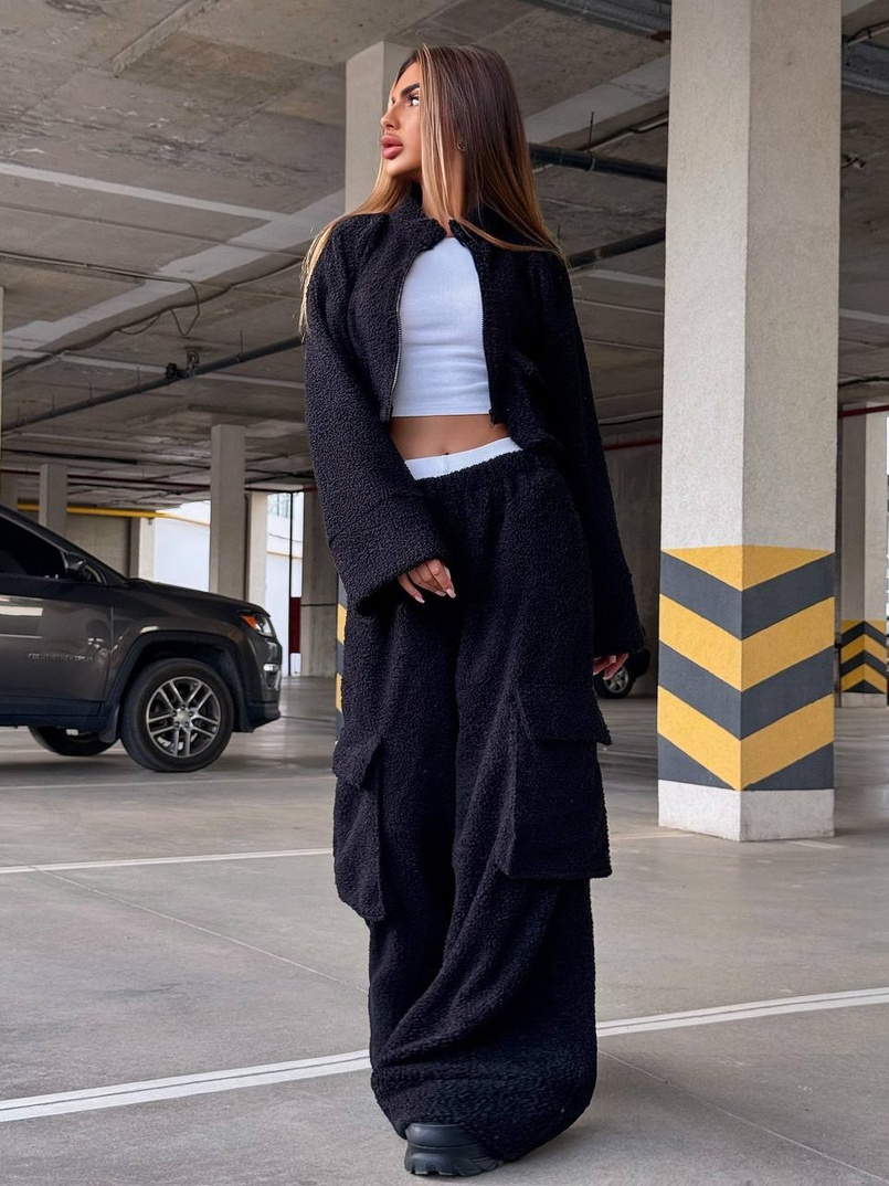 Теплий та мʼякий комплект Тедді на флісі Дуже приємний до тіла | PUSHKA SHOP