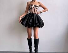 Комплект : корсет з чашечками+ спідниця балон Комплект : корсет з чашечками+ спідниця балон | PUSHKA SHOP