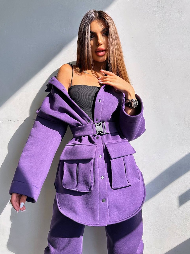 Комплект: тепла сорочка на кнопках + джоггери | PUSHKA SHOP