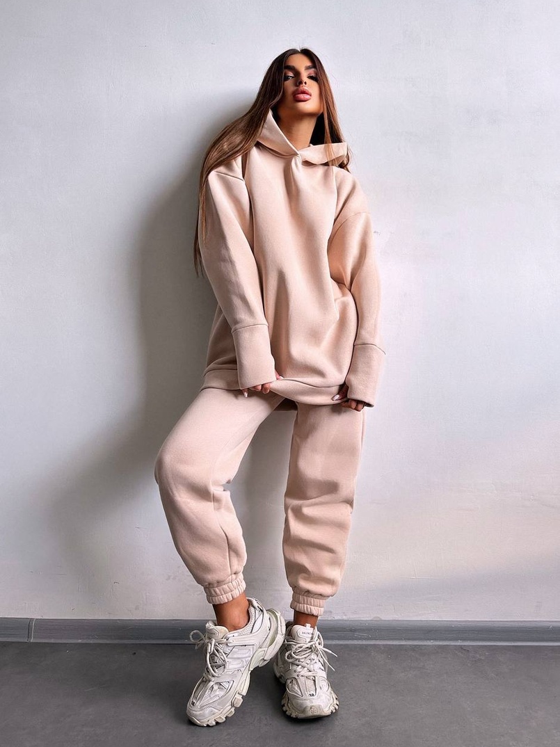 Теплий комплект: худі + спортивні штани Теплий комплект: худі + спортивні штани | PUSHKA SHOP