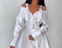 Платье-рубашка на плечиках | PUSHKA SHOP