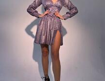 Блискуча сукня з корсетом Блискуча сукня з корсетом | PUSHKA SHOP