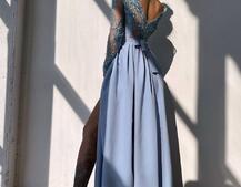 Сукня максі з мереживом Сукня максі з мереживом | PUSHKA SHOP