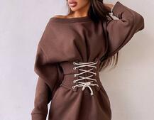 Тёплое уютное худи на флисе + корсет на шнуровке Можно носить с корсетом и без Тёплое уютное худи на флисе + корсет на шнуровке Можно носить с корсетом и без | PUSHKA SHOP