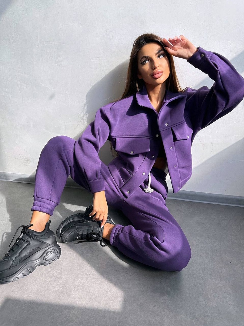 Комплект: тепла сорочка на кнопках + джоггери | PUSHKA SHOP