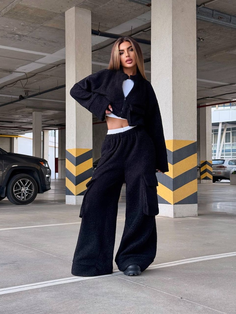 Теплий та мʼякий комплект Тедді на флісі Дуже приємний до тіла | PUSHKA SHOP