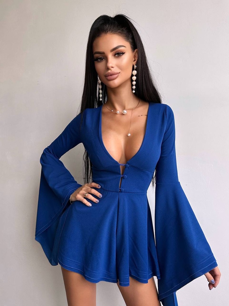 Ромпер з розкльошеними рукавами Ромпер з розкльошеними рукавами | PUSHKA SHOP