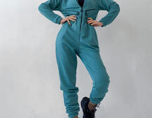 Приталенный комбинезон на молнии Приталенный комбинезон на молнии | PUSHKA SHOP