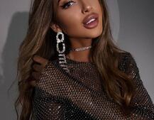 Сукня міді з сяючим топом  | PUSHKA SHOP