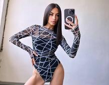 Боді з принтом   | PUSHKA SHOP