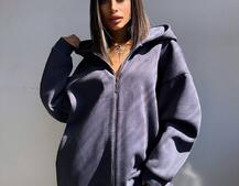 Трендове худі over size із сяючими стразами Трендове худі over size із сяючими стразами | PUSHKA SHOP