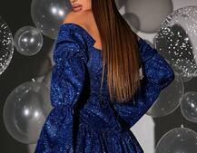 Сукня із пишною спідницею та воланами  | PUSHKA SHOP