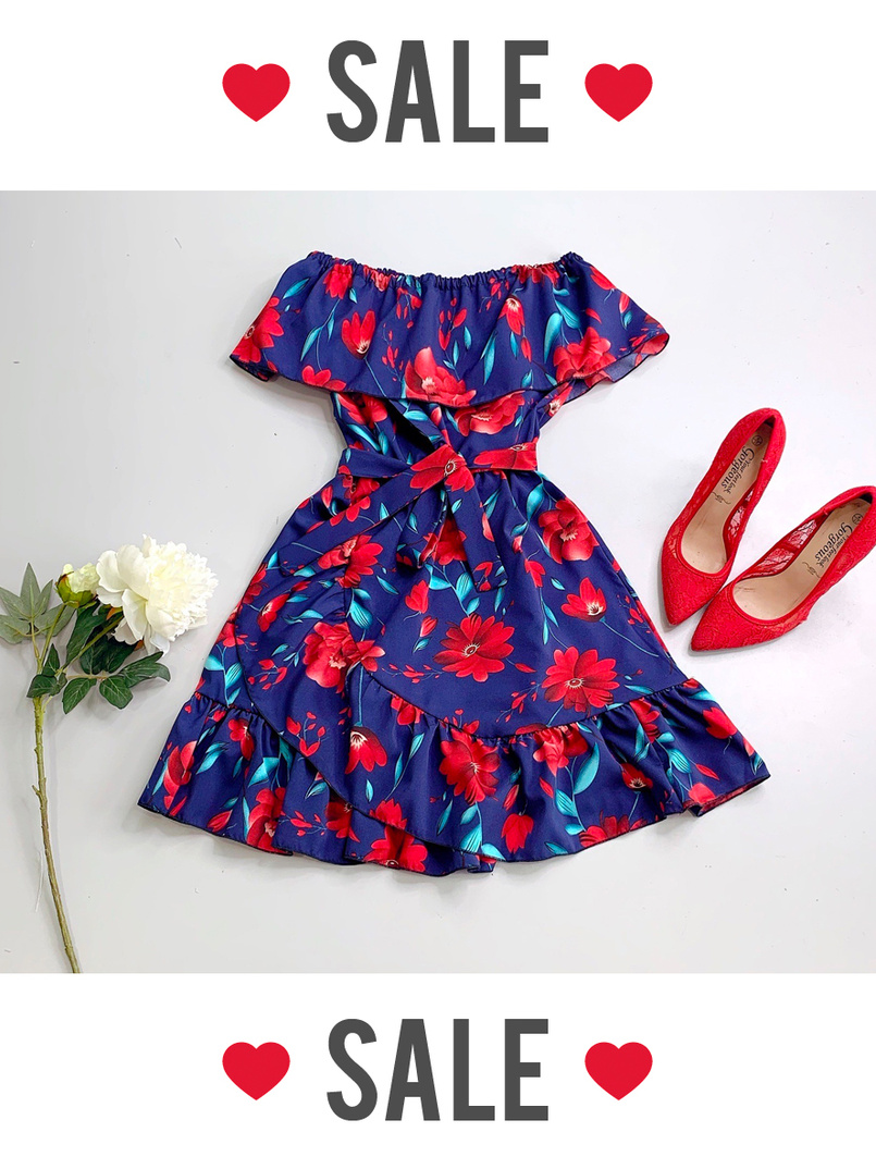 Цветочное платье Цветочное платье | PUSHKA SHOP