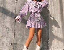 Сукня з квітковим принтом декорована мереживом    | PUSHKA SHOP