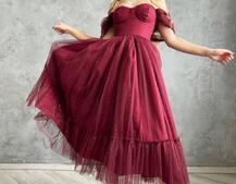 Платье-бюстье с пышной юбкой  | PUSHKA SHOP