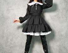 Платье со съёмным воротничком и подъюбником   Платье со съёмным воротничком и подъюбником   | PUSHKA SHOP