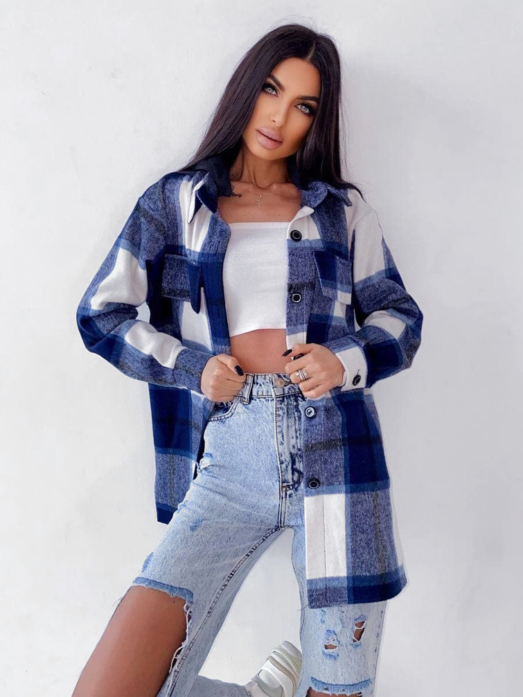 Кашемировая рубашка в клетку с капюшоном Кашемировая рубашка в клетку с капюшоном | PUSHKA SHOP