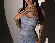 Сяючий комплект: корсет + спідниця Сяючий комплект: корсет + спідниця | PUSHKA SHOP