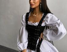 Комплект: сукня + корсет  | PUSHKA SHOP