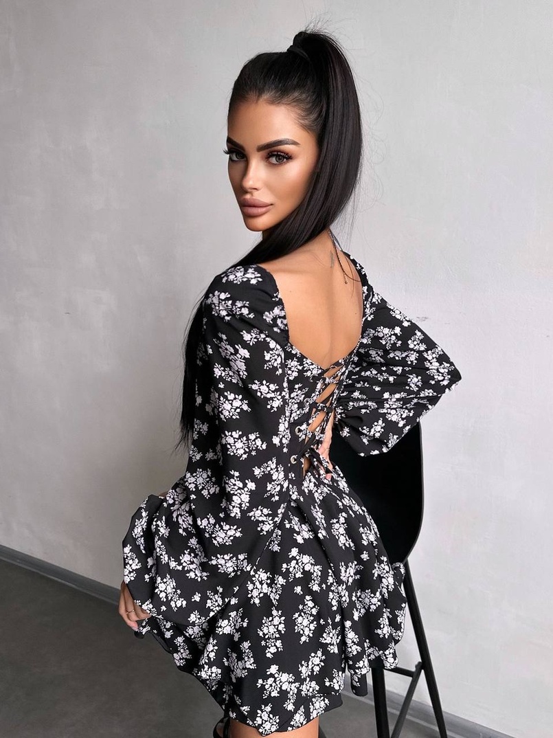 Корсетна сукня з подвійною спідницею  | PUSHKA SHOP