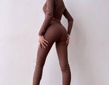 Трикотажний комплект: корсетний топ + легінси | PUSHKA SHOP