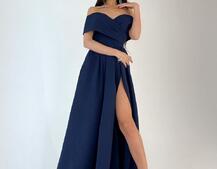 Платье-макси с разрезом Платье-макси с разрезом | PUSHKA SHOP