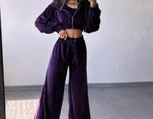 Велюровий комплект трійка  | PUSHKA SHOP