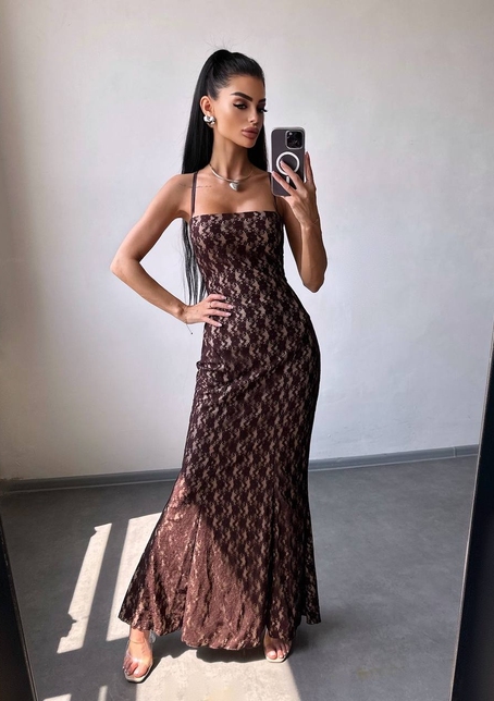 Мереживна сукня максі   | PUSHKA SHOP