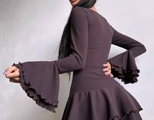 Сукня з з воланами на ґудзиках Сукня з з воланами на ґудзиках | PUSHKA SHOP