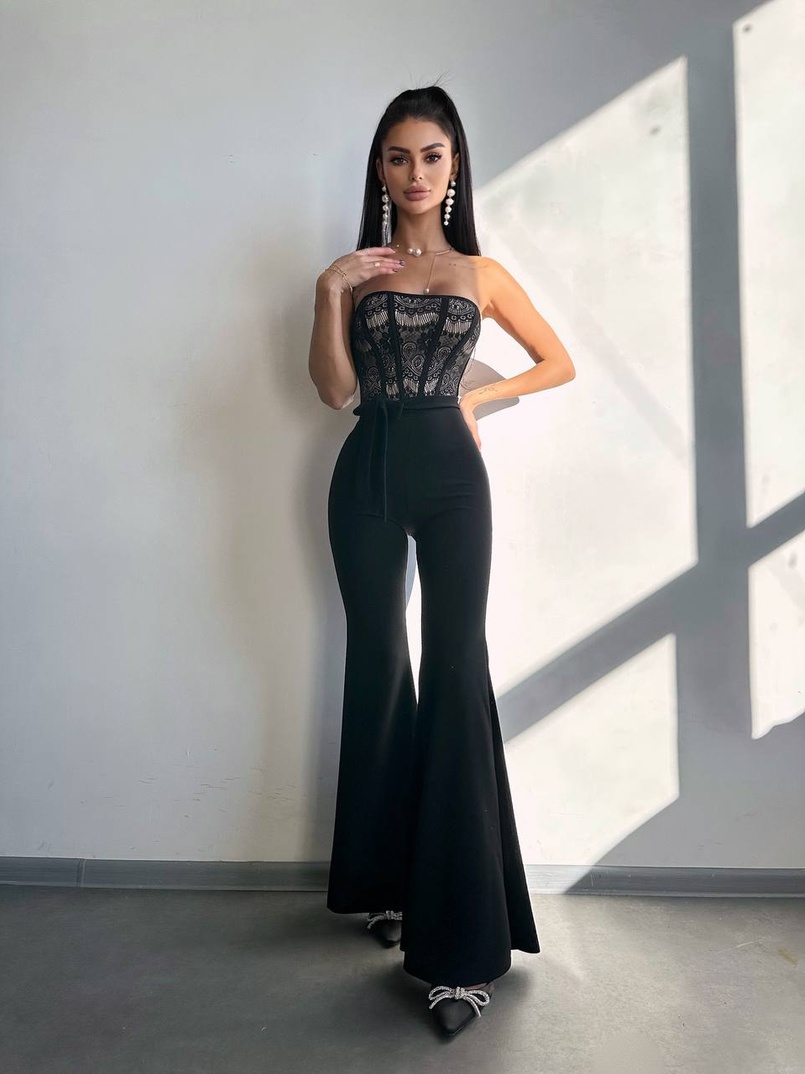 Комплект: піджак + комбінезон кльош  | PUSHKA SHOP