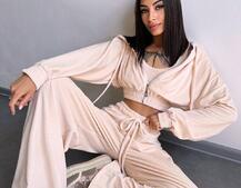 Велюровий комплект трійка  | PUSHKA SHOP