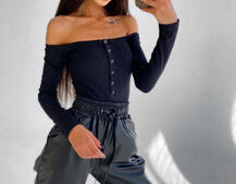 Джоггеры из эко-кожи | PUSHKA SHOP