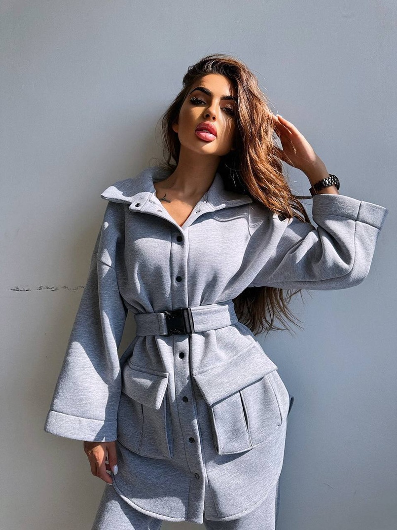 Комплект: тепла сорочка на кнопках + джоггери | PUSHKA SHOP