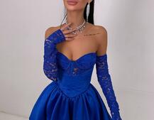 Комплект: мереживний корсет бюстьє + корсетна спідниця Комплект: мереживний корсет бюстьє + корсетна спідниця | PUSHKA SHOP