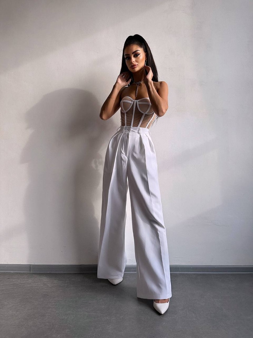 Костюм: піджак на підкладці, штани+ корсет Костюм: піджак на підкладці, штани+ корсет | PUSHKA SHOP