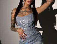 Сяючий комплект: корсет + спідниця Сяючий комплект: корсет + спідниця | PUSHKA SHOP