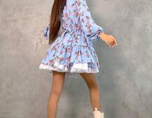 Платье со съёмным воротничком и подъюбником Платье со съёмным воротничком и подъюбником | PUSHKA SHOP