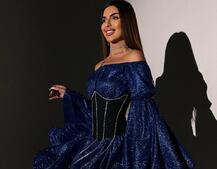 Сяючий комплект: сукня + корсет   | PUSHKA SHOP