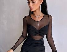 Сукня з драпіруванням  | PUSHKA SHOP