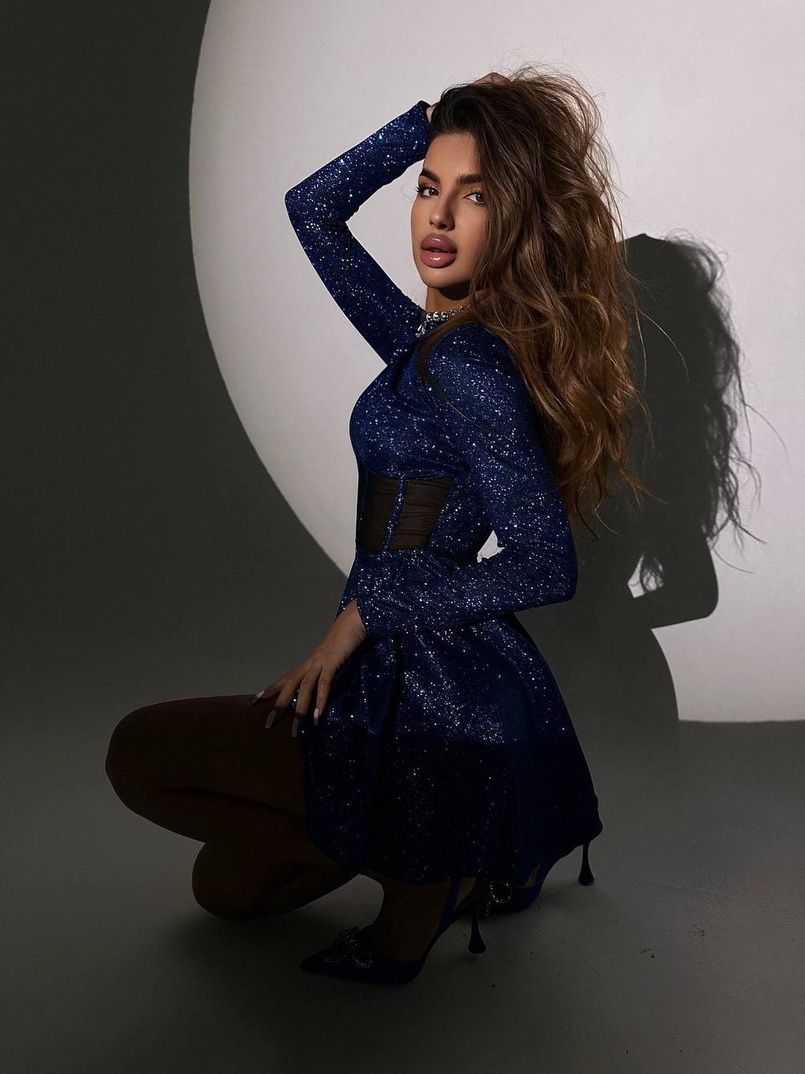 Блискуча корсетна сукня з пишною спідницею | PUSHKA SHOP