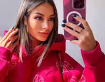 Трендове худі over size із сяючими стразами Трендове худі over size із сяючими стразами | PUSHKA SHOP