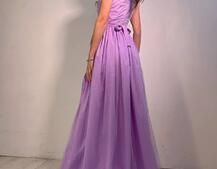 Платье-макси из сетки   с блестками  | PUSHKA SHOP