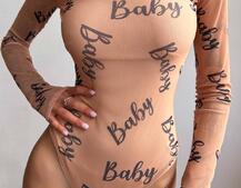 Боді з принтом   | PUSHKA SHOP