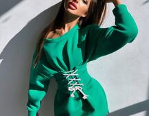 Тепле затишне худі over-size на флісі + корсет на шнурівці Можна носити з корсетом та без | PUSHKA SHOP