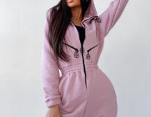 Приталенный комбинезон на молнии Приталенный комбинезон на молнии | PUSHKA SHOP