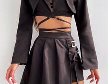 Костюм : піджак + спідниця-шорти із застібкою на ніжці | PUSHKA SHOP