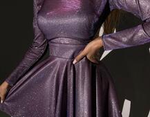 Блискуча сукня з відкритою  спинкою | PUSHKA SHOP