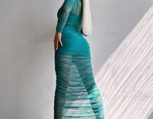 Сукня міді з драпіруванням Сукня міді з драпіруванням | PUSHKA SHOP