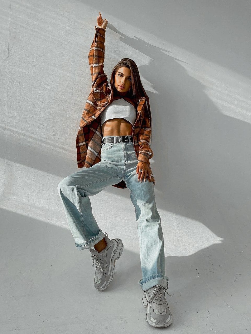 Кашемировая рубашка в клетку с капюшоном  Кашемировая рубашка в клетку с капюшоном  | PUSHKA SHOP