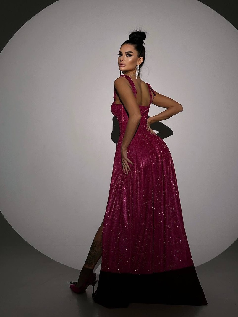 ✨Блискуча сукня максі з чашечками ✨ ✨Блискуча сукня максі з чашечками ✨ | PUSHKA SHOP